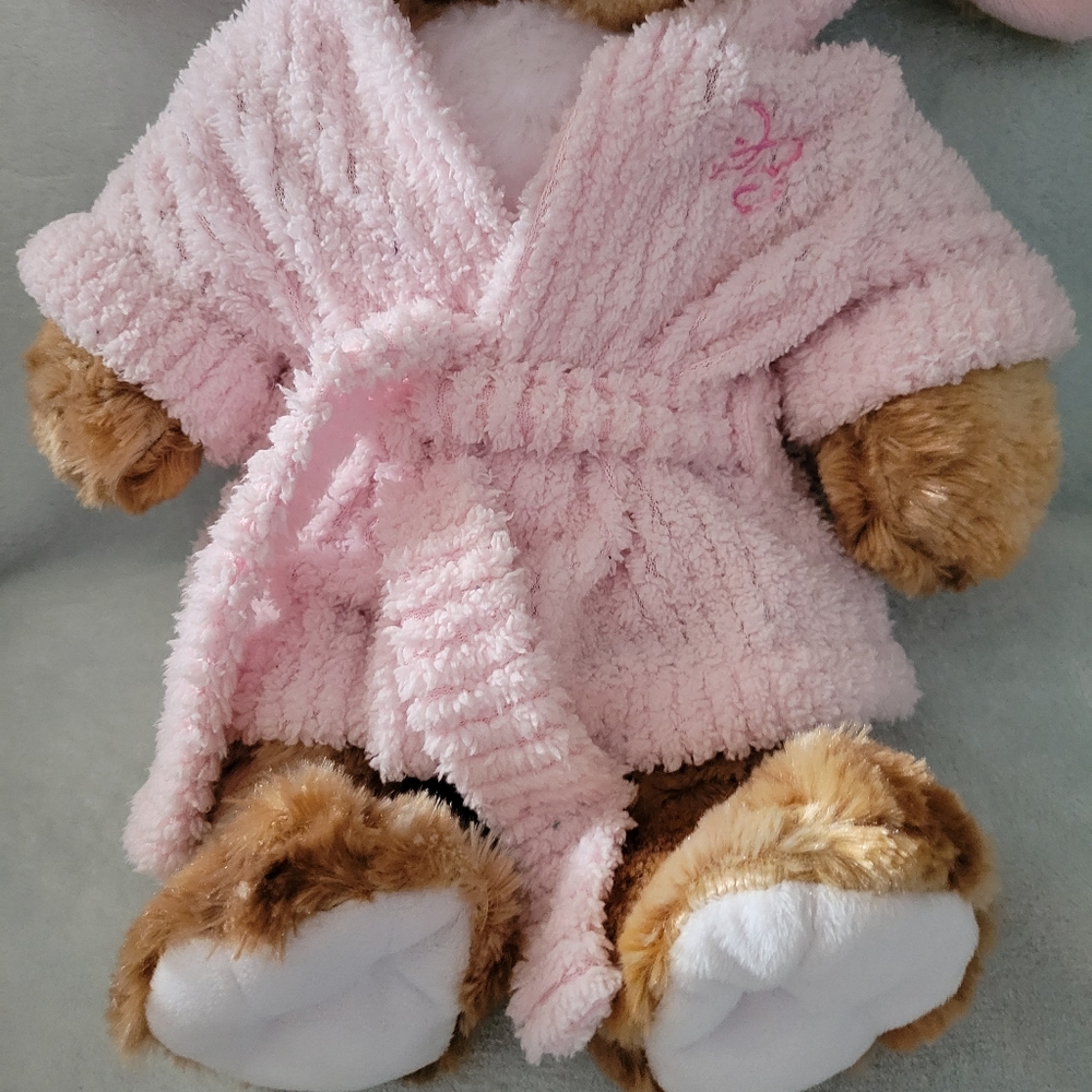 Build a Bear Workshop Pawlette Bunny Rabbit Tan Brown 15" Stuffed Animal Plush - Picture 3 of 7